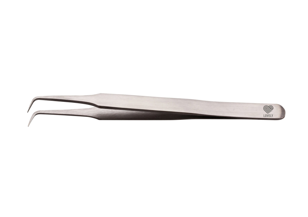 Eyelash Extension Tweezers - Curved – Lovely US