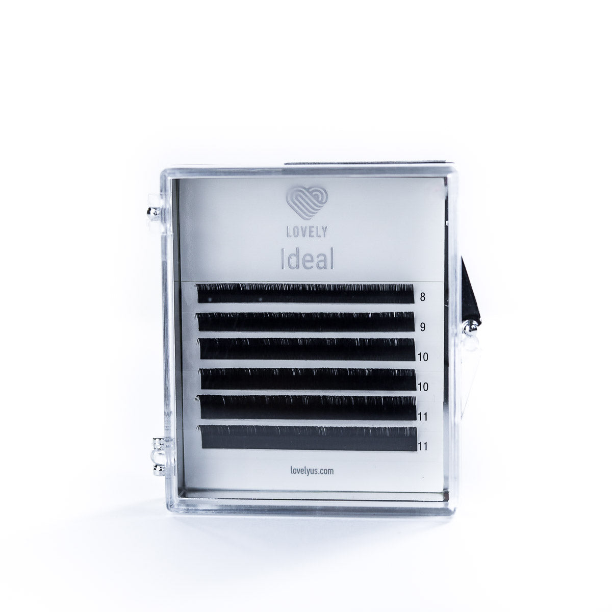 6 Line Mix Eyelash Extensions | Starter Lash Tray | Lovely US