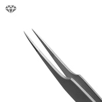 Diamond Series Standard Straight Eyelash Extension Tweezers (With Band)