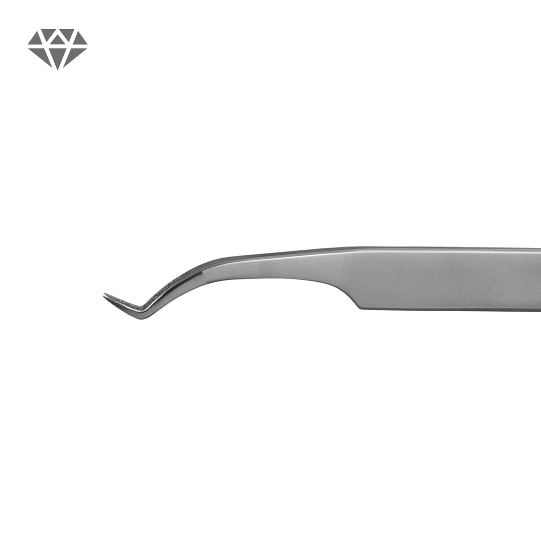 Diamond Series 45° Eyelash Extension Tweezers (With Band)