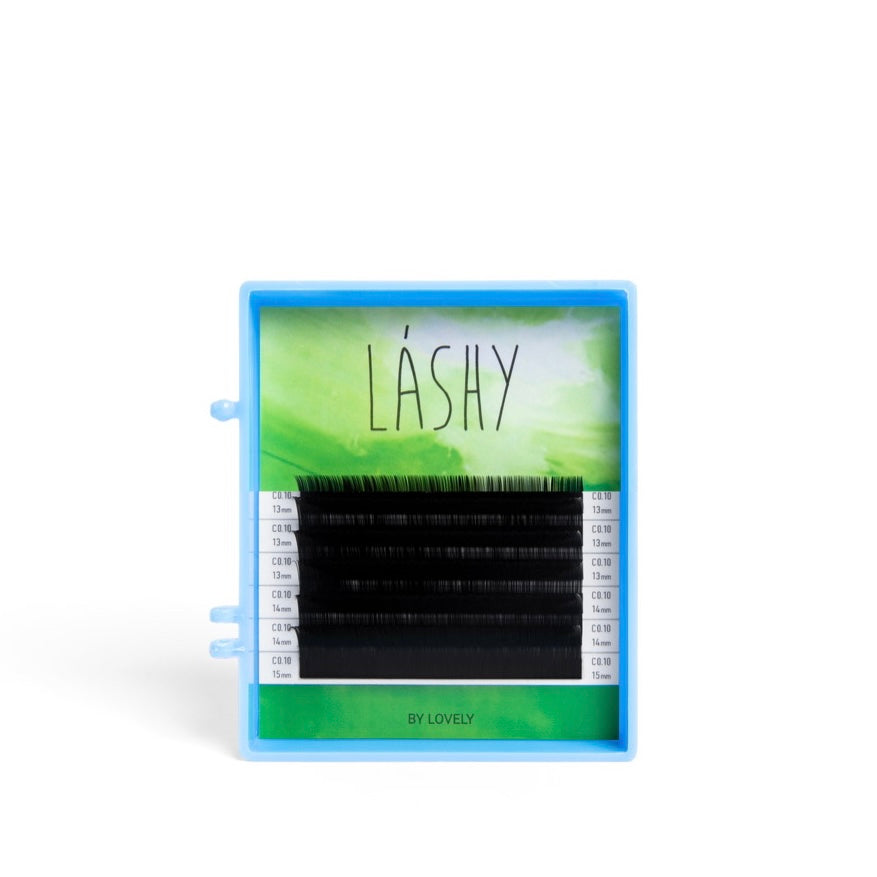 Lashy Eyelash Extensions Green - 6 Line Mix